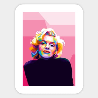 Marilyn Monroe Pop Art Sticker